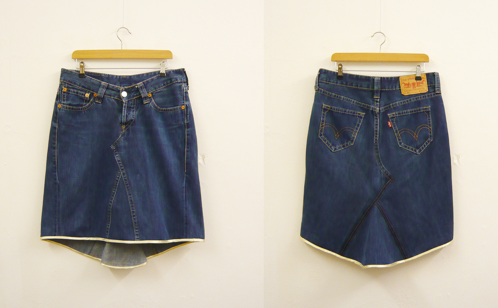 Turn Jeans Into A Skirt 57
