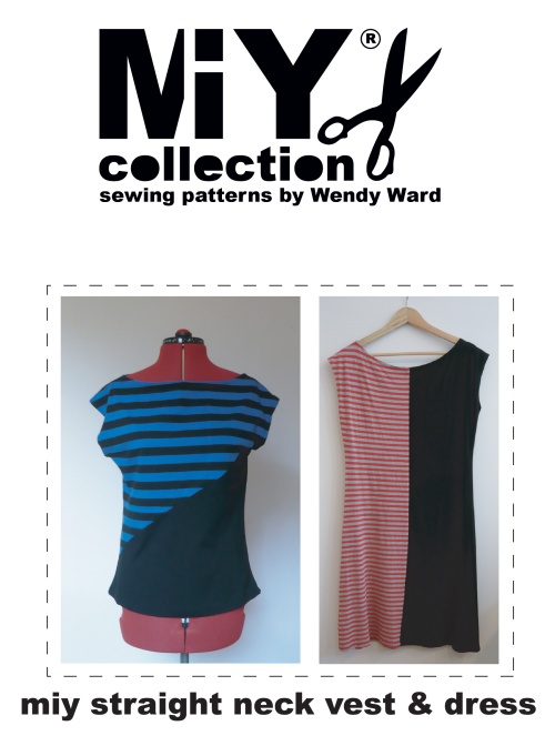 easy t-shirt vest dress sewing pattern