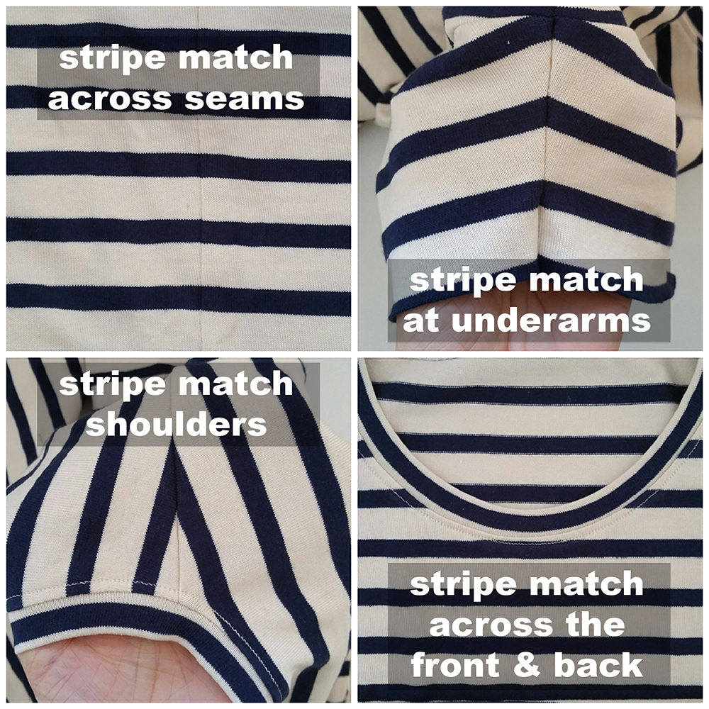 Fun Sewing Vertical Stripes –